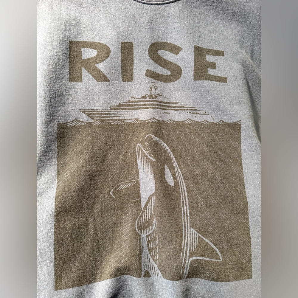 orca vs. yacht sweatshirt